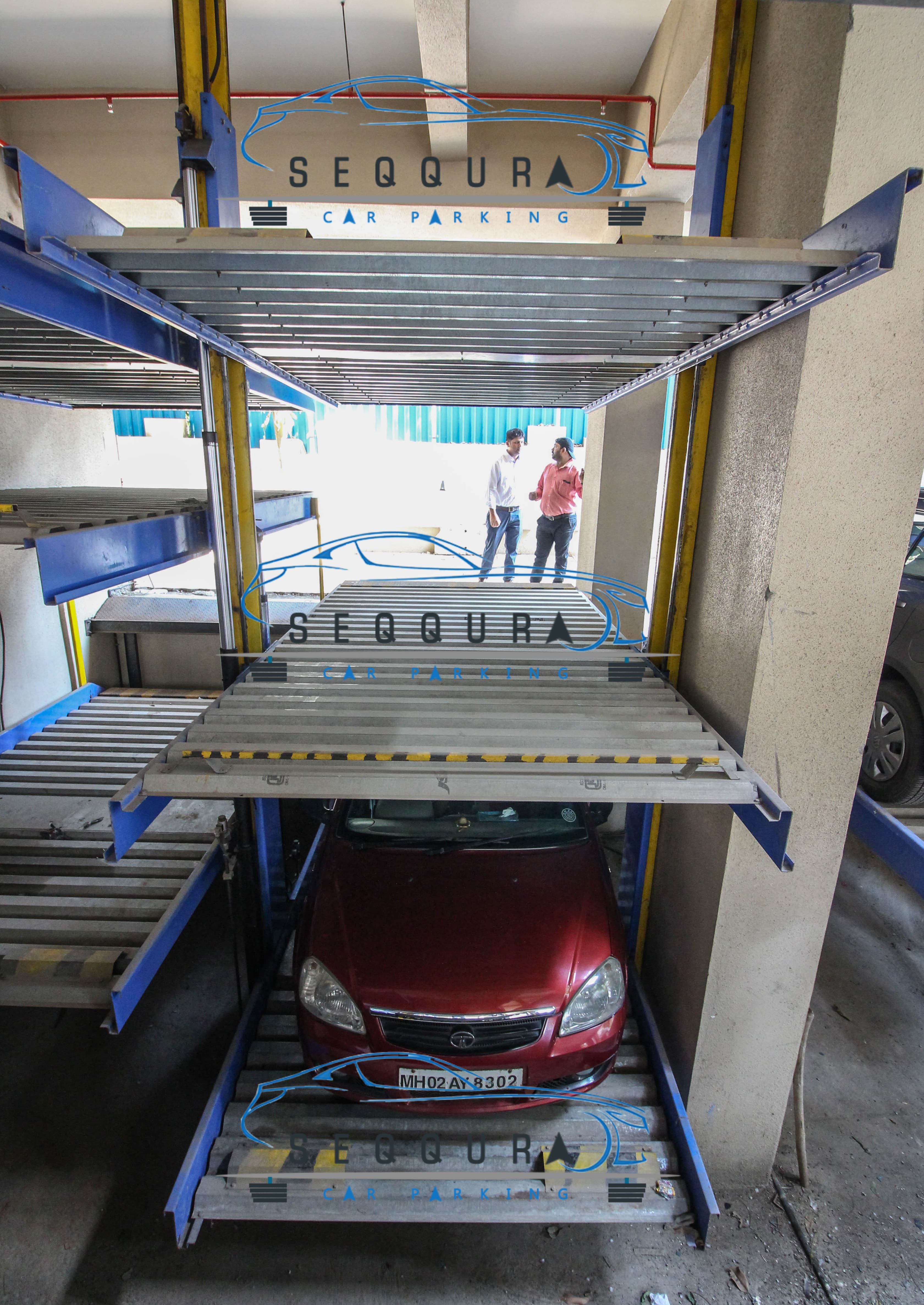 three level pit parking three level pit parking